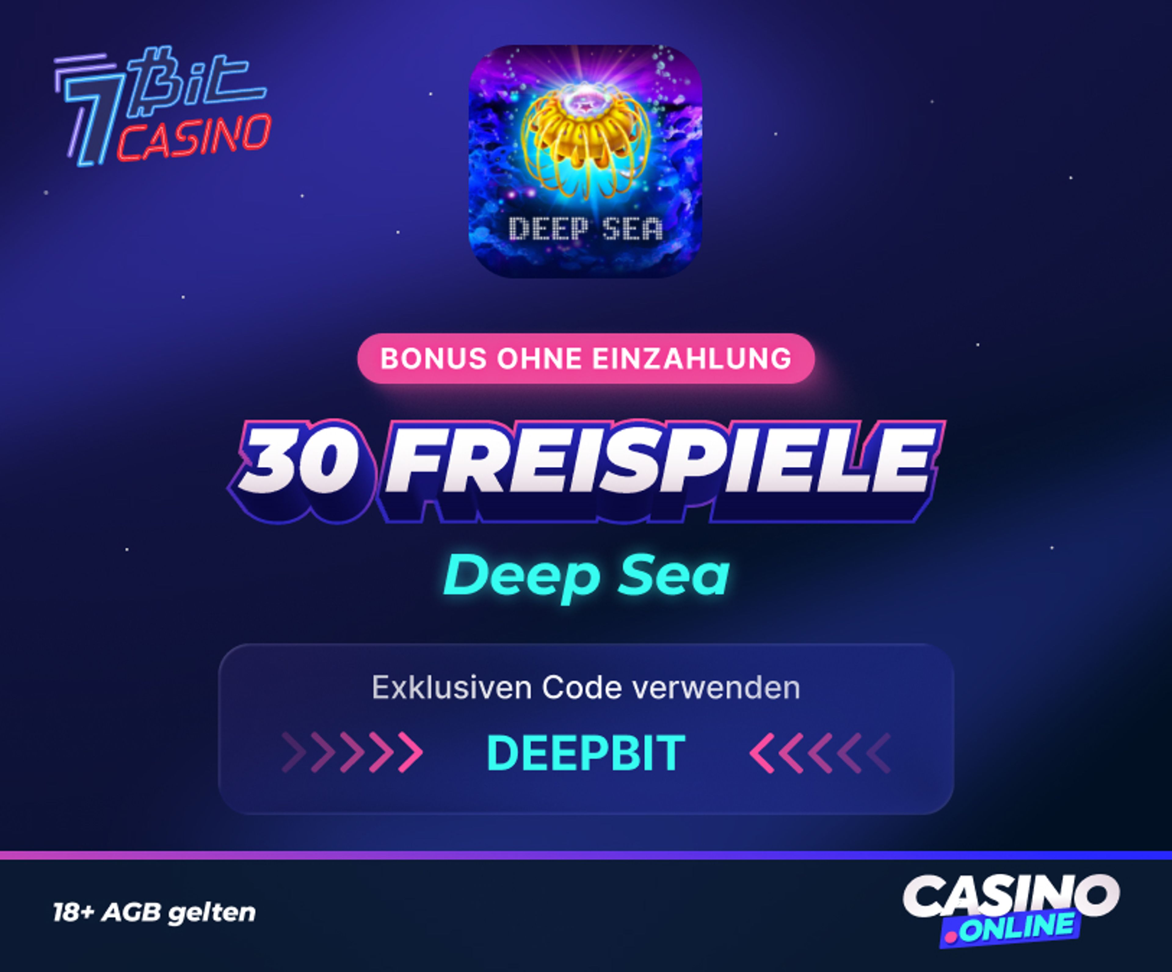 7Bit Casino Freispiele ohne Einzahlung